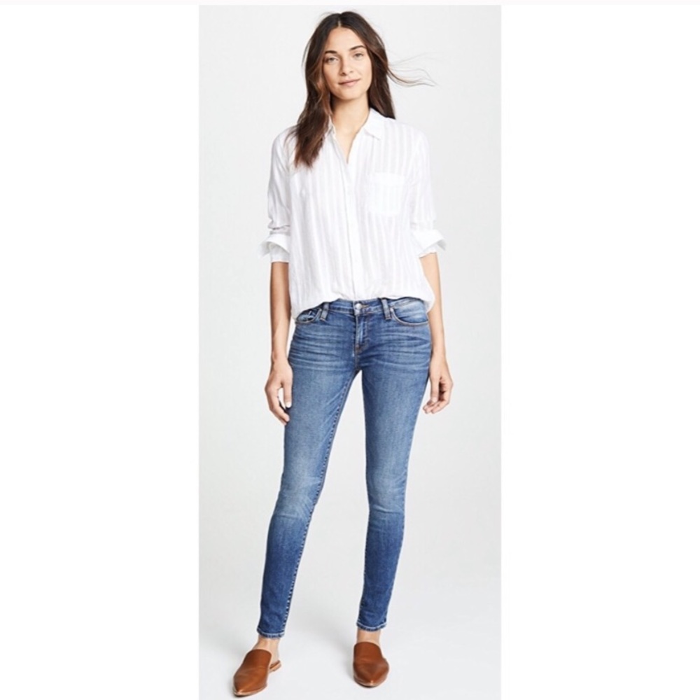 Hudson Krista Super Skinny Crop Jeans - Picture 1 of 12